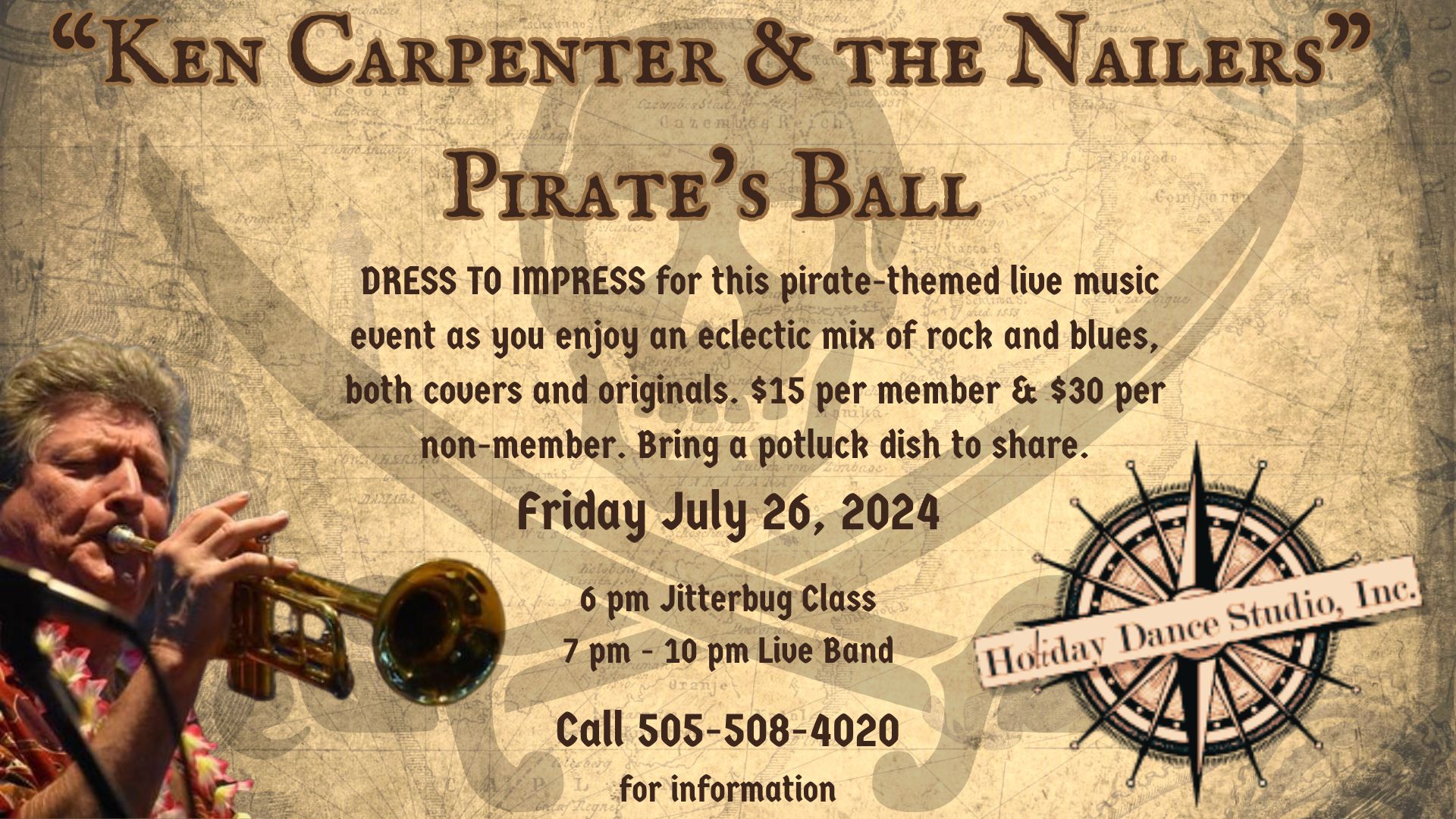 Ken Carpenter & the Nailers Pirate’s Ball